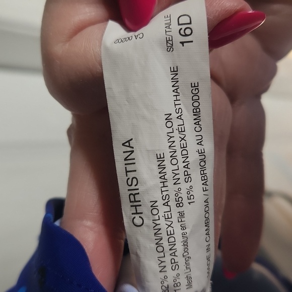 Women's Plus  Size Bathing Suit Top Size 16 - Picture 8 of 8